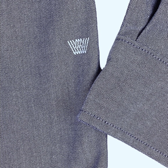 Mack Weldon 37.5 NWOT Oxford Button Down Long Sleeve in Denim Blue. Sz. XL - Picture 9 of 10